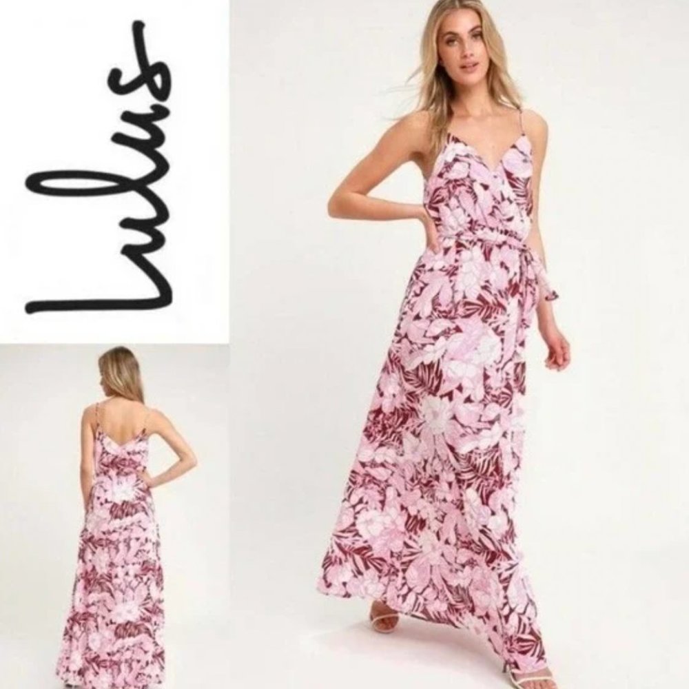 Lulus - NWT - Floral maxi dress